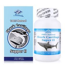 [T03135] Shark Cartilage Super II 750mg Sụn Vi Cá Mập NuHealth (Lọ/100v) date 01/2027