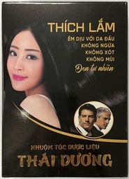 [T03231] Nhuộm Tóc Dược Liệu Thái Dương  (H/5gói/40g)
