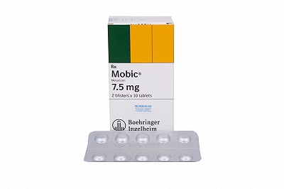 [T03312] Mobic Meloxicam 7.5mg Boehringer Đức (H/20v) 