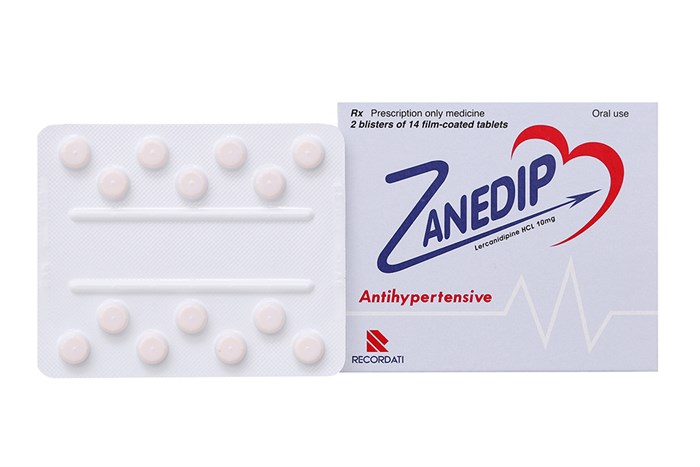 [T03403] Zanedip Lercanidipine 10mg Ý (H/28v) Date 02/2027