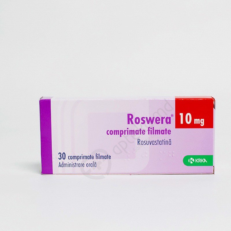[T03428]  Roswera rosuvastatin 10mg Novo Mesto (H/30v) Date 04/2026