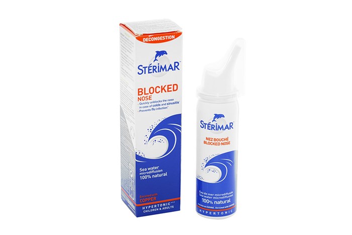 [T03453] Sterimar Blocked Nose Xịt Muối Biển NL Fumouze (Lọ/50ml) Date 11/2026