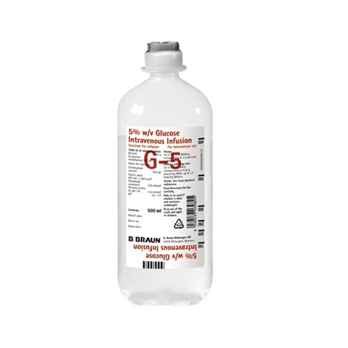 [T03492] Glucose G5 5% Dịch truyền Braun (Chai/500ml) Date 02/2026