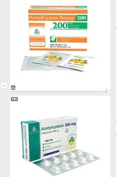 [T03767] Acetylcystein 200mg Boston (H/30gói)