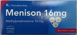 [T04047] Menison Methylprednisolon 16mg Pymepharco (H/30v)