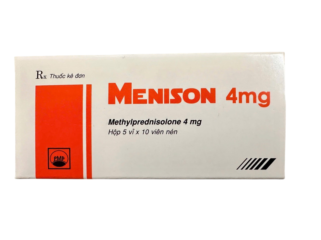 [T04048] Menison Methylprednisolon 4mg Pymepharco (H/50v) 