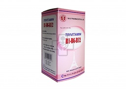 [T04110] Trivitamin viên nén B1 B6 B12  (H/100v) Màu hồng