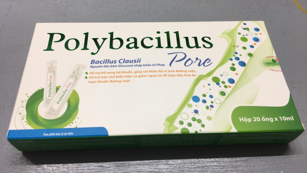 [T04202] Polybacillus Pore men tiêu hóa Việt Pháp (H/20o/10ml)