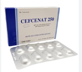 [T04258] Cefcenat Cefuroxim 250mg Tiền Giang (H/20v) Date 06/2026