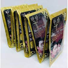 [T04371] Black Hair Shampoo dầu gội dây Hàn Quốc (Dây/10 gói /30ml) date 02/2026
