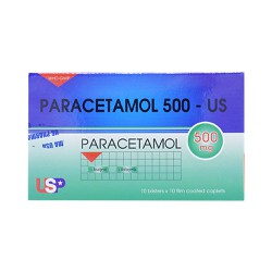 [T04505] Paracetamol 500mg US USP (H/100v) Date 09/2027