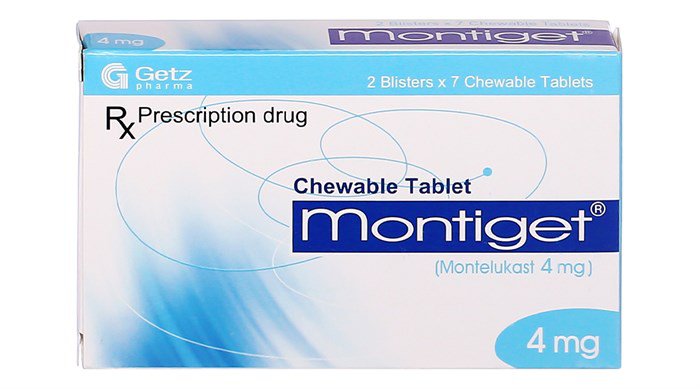 [T04531] Montiget Montelukast 4mg Getz Pakistan (H/14v) Date 11/2026