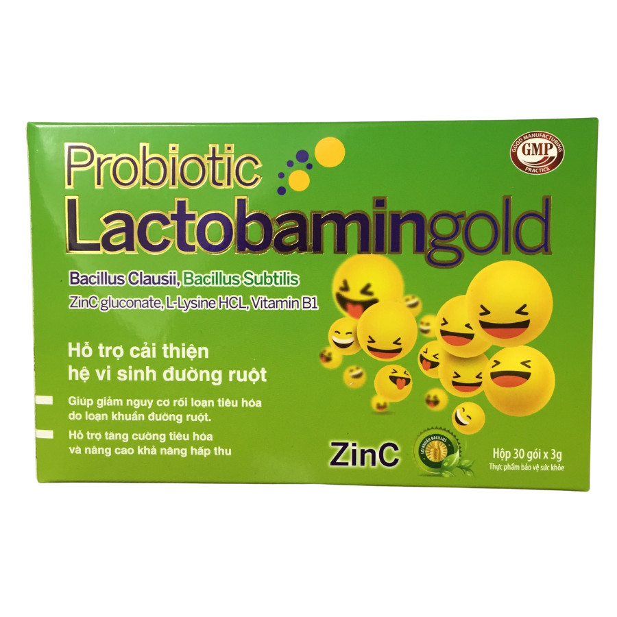 [T04584] Probiotic Lactobamingold Akophar (H/30gói/3g) xanh