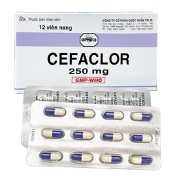 [T04701] Cefaclor 250mg TW25 Uphace (H/12v)