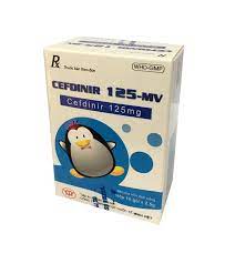 [T04757] Cefdinir 125mg MV Minh Việt (Chim Cánh Cụt) (H/10 gói/2,5g)