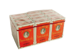 [T04857] Dầu Thái Đỏ Siang Pure Oil (Cọc/12c/3ml) (Nhỏ)