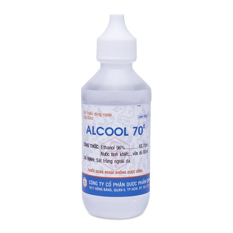 [T05002] Cồn 70 Độ Trắng OPC (Cọc/10c/60ml)