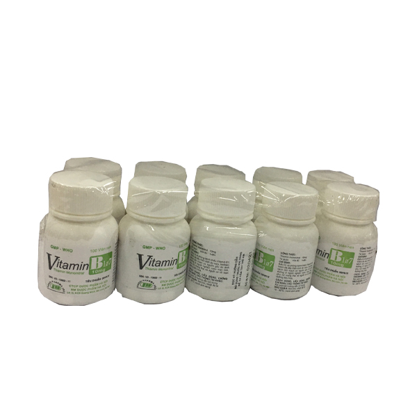 [T05294] Vitamin B1 & 7 Hà Nội (Cọc/10lọ/100v)
