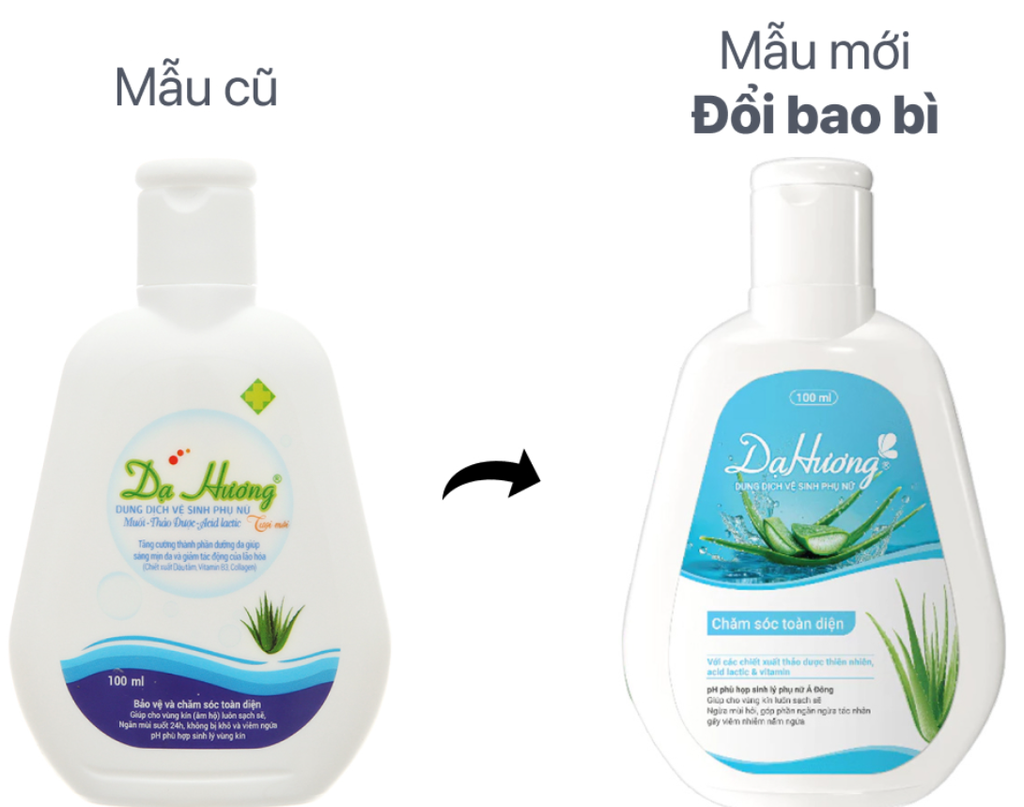[T05295] Dạ Hương Nha Đam Chăm Sóc Toàn Diện  Hoa Linh (Lọ/100ml) xanh dương 