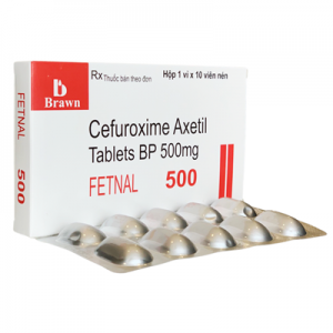 [T05334] Fetnal 500 Cefuroxime Axetil 500mg Ấn Độ (H/10v) date 10/2027