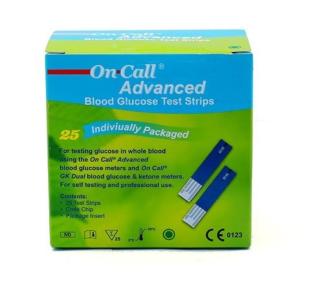 [T05376] Que thử đường huyết On Call Advanced (H/25que) 