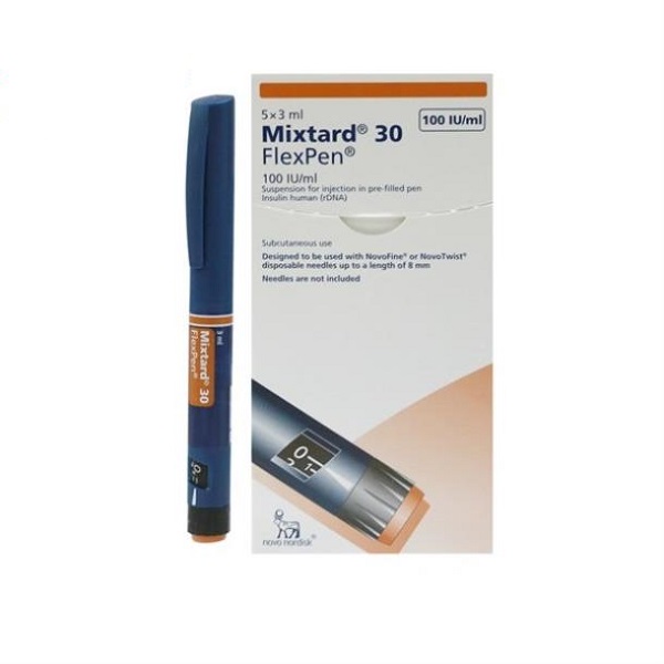 [T05393] Mixtard 30 FlexPen 100 IU Bút Tiêm Novo Nordisk (Bút)  date 12/2026