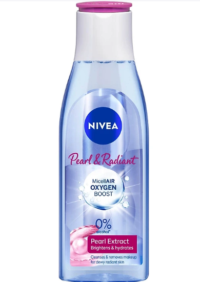 [T05454] Nước Tẩy Trang Nivea Pearl Radiant Nắp Hồng (Chai/200ml)
