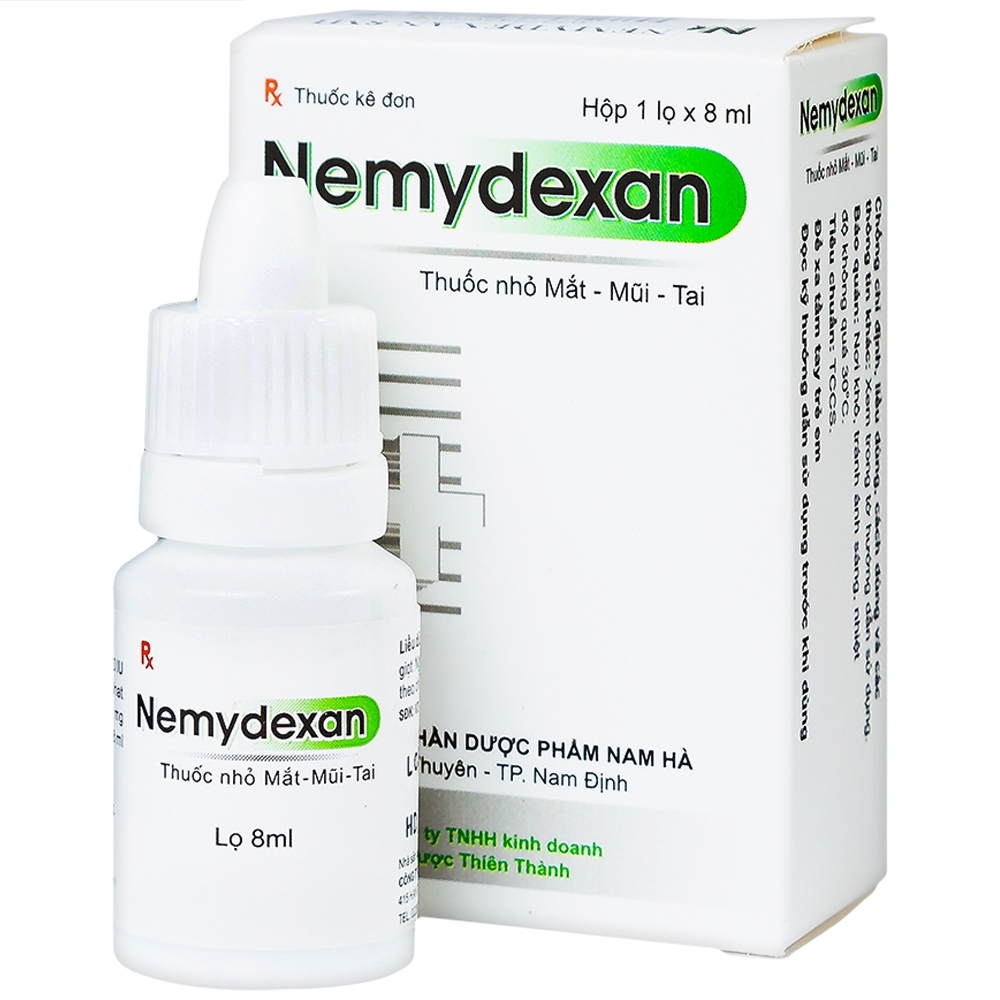 [T05486] Nemydexan nhỏ mắt Nam Hà (Cọc/10lọ/8ml) 