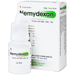[T05486] Nemydexan nhỏ mắt Nam Hà (Cọc/10lọ/8ml) 