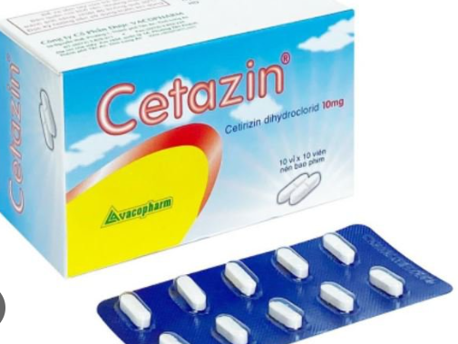 [T05508] Cetazin Cetirizin 10mg Vacopharm (H/100v)