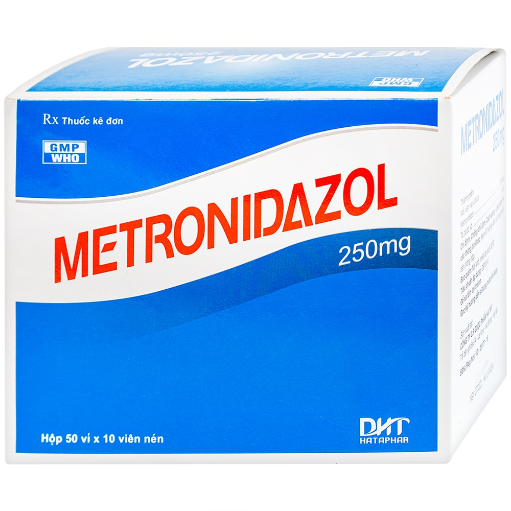 [T05523] Metmoon Metronidazol 250mg Hà tây (H/500v)