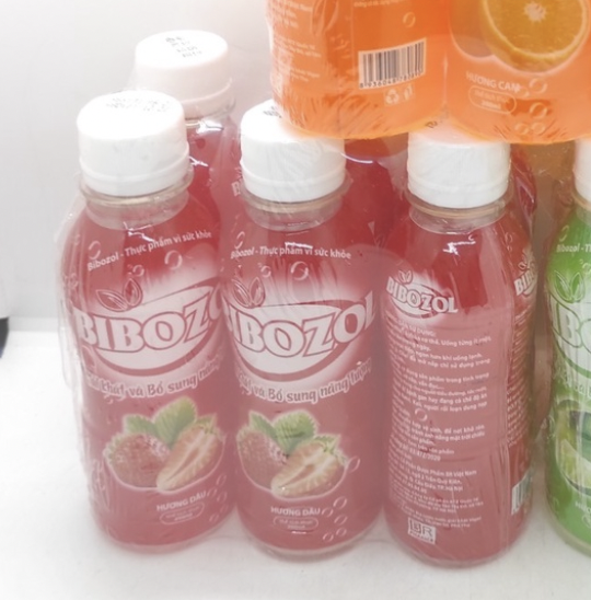 [T05646] Bibozol Oresol Điện Giải Vị Dâu 200ml Br Pharma (Lốc/6chai/200ml) Date 10/2025