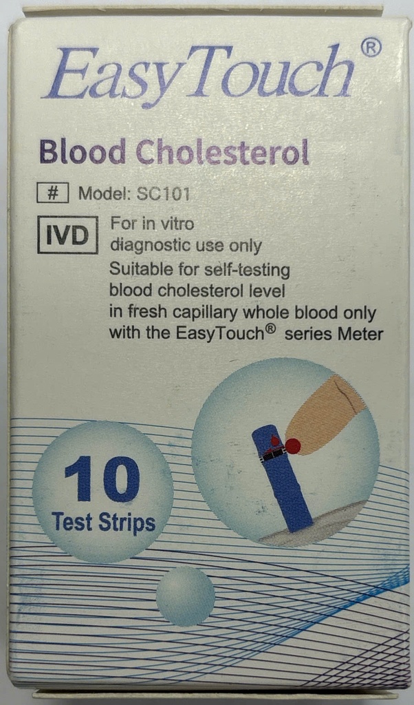 [T06141] Easy Touch Blood Cholesterol Test Mỡ Máu Trịnh Gia (H/10c) 